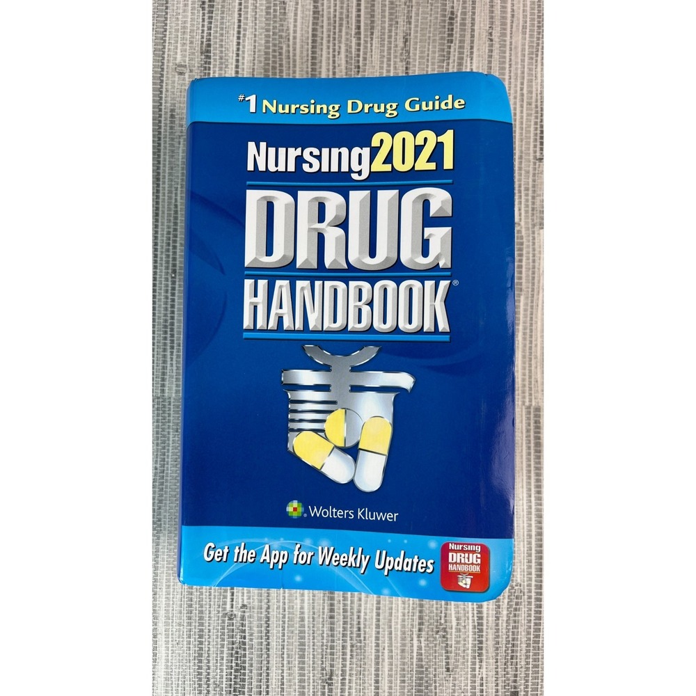 Nursing 2021 Drug Handbook 41st Edition Wolters Kluwer NCLEX Pharmacology ISBN